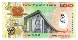Papua New Guinea 100 Kina 2008
P# 37, N# 202622; # BPNG2368697; UNC