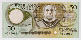 Tonga 50 Paanga 1995
P# 36a, N# 330497; # A/1 535012; UNC