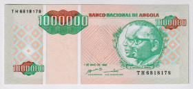 Angola 1 Million Kwanzas 1995
P# 141, N# 214648; # TH6818178; UNC