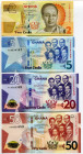 Ghana 2 - 5 - 20 - 50 Cedis 2017 - 2019
P# 37A, N# 203462, N# 235821, N# 235823, N# 235825; UNC