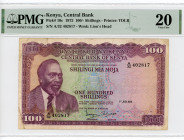 Kenya 100 Shillings 1972 PMG 20
P# 10c, N# 250681; # A/32 402817