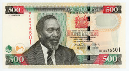 Kenya 500 Shillings 2009
P# 50d, N# 250688; # BF8075501; UNC
