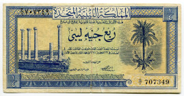Libya 1/4 Pound 1951
P# 7, N# 222314; # G/I 707349; VF