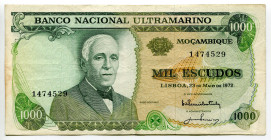 Mozambique 1000 Escudos 1972
P# 115, N# 278028; # 1474529; VF