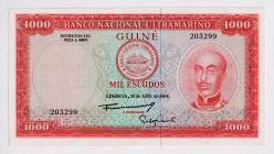 Portuguese Guinea 1000 Escudos 1964
P# 43a, N# 270586; # 203299; UNC