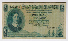 South Africa 2 Rand 1961 - 1965
P# 105, N# 231854; # 365454; Rare; VF