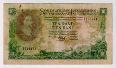 South Africa 10 Rand 1961 - 1965
P# 106, N# 231964; # 766471; VF