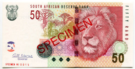 South Africa 50 Rand 2005 (ND) Specimen
P# 130, N# 204614; # 0014; UNC