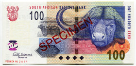 South Africa 100 Rand 2004 (ND) Specimen
P# 131, N# 204801; # 0014; UNC