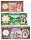 Saudi Arabia 1 - 5 - 10 - 50 - 100 Riyals 1977
P# 16 - 20, XF/UNC