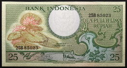 Indonesia 25 Rupees 1959 Replacement
P# 67a, N# 206936; # 25B85023; AUNC