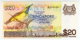 Singapore 20 Dollars 1979 (ND)
P# 12, N# 202930; UNC