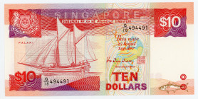 Singapore 10 Dollars 1988 (ND)
P# 20, N# 202922; UNC