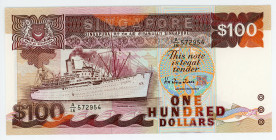 Singapore 100 Dollars 1985 (ND)
P# 23, N# 232295; UNC