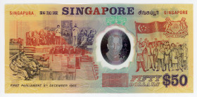 Singapore 50 Dollars 1990
P# 30, N# 283123; # A 052747; UNC