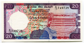 Sri Lanka 20 Rupees 1989
P# 97, N# 211370; # E10-749728; UNC