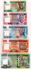 Sri Lanka 10 - 20 - 50 - 100 - 1000 Rupees 1995 - 2006
P# 108 - 111, 113, UNC