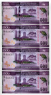 Sri Lanka 4 x 500 Rupees 2016 With Consecutive Numbers
P#126d, N# 206985; # T/142 908349 - T/142 908352; UNC