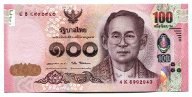 Thailand 100 Baht 2017 Commemorative
P# 132, N# 204927; # 4K-8992943; Remembrance of Rama IX; UNC