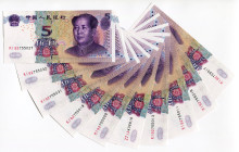 China 10 x 5 Yuan 2005 With Consecutive Numbers
P# 897, N# 205657; UNC