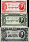 Russia - USSR 3 - 5 - 10 Chervontsev 1937
P# 203, 204, 205, N# 207978, N# 204572, N# 207984; # 829894НБ, # 063699ЗД, # 153481НР; all crispy; VF
