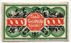 Germany - Weimar Republic Westphalia, Bielefeld 1000 Mark 1922 Stoffgeld
Grabowski# 60a, GP 26b; AUNC