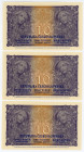 Czechoslovakia Ivancice 3 x 10 Korun 1919 (2022) 140 years Maria Mucha With Consectuve Numbers
# M001 C 00722 - M001 C 00724; 140 years Maria Mucha; ...