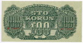 Czechoslovakia 100 Korun 1944
P# 48a, N# 226578; AUNC