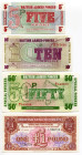 Great Britain Lot of 7 Notes 1948 - 1972 British Armed Forces 
Various Dates & Denomination, UNC