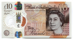 Great Britain 10 Pounds 2017 - 2019 (ND) Fancy Number
P# 395, N# 202523; # CK39 737255; Elizabeth II; UNC