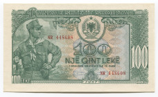 Albania 100 Leke 1957
P# 30a, N# 207799; # NR448608; UNC