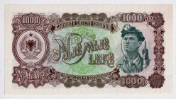 Albania 1000 Leke 1957
P# 32, N# 207800; # TH188279; UNC