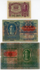 Austria 2 x 20 & 100 Kronen 1913 - 1922 (ND)
P# 53, 56, 76, N# 204193, N# 206766, N# 206769; F-VF