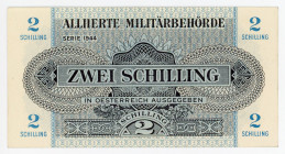 Austria 2 Schilling 1944 Allied Military Authority
P# 104, N# 210252; UNC