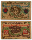 Austria Hardersfeld 10 - 50 Heller 1920 (ND) Wooden Notgeld
XF-AUNC