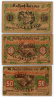 Austria Hardersfeld 10 - 20 - 50 Heller 1920 (ND) Wooden Notgeld
XF-AUNC