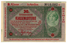 Austria Lottery Ticket 1933
# 19982C; VF