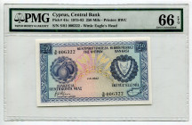 Cyprus 250 Mils 1982 PMG 66
P# 41c, N# 202516; # S/81 006322