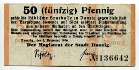 Danzig 50 Pfennig 1916
P# 6, N# 210160; # 136642; VF+