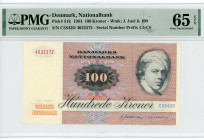 Denmark 100 Kroner 1984 PMG 65
P# 51k, N# 205589; # C5843S 4032372