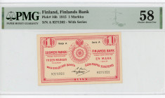 Finland 1 Markka 1915 PMG 58
P# 16b, N# 214687; # A 9271202