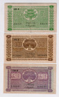 Finland 5 - 10 - 20 Markkaa 1939
P# 69 - 71, VF