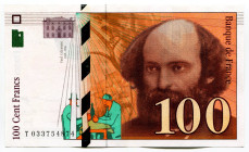 France 100 Francs 1997
P# 158, N# 204875; # T 033754874; UNC