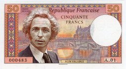 France 50 Francs 2018 Specimen "PIERRE RICHARD"
# A.01 000483; Pierre Richard, Mireille Darc, Fantasy Banknote; Limited Edition; Made by Matej Gábriš...