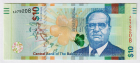 Bahamas 10 Dollars 2016
P# 79, N# 204949; # A079208; UNC