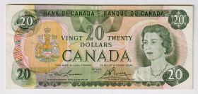 Canada 20 Dollars 1979
P# 93a, N# 201908; # 50420637609; VF+