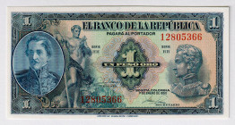 Colombia 1 Peso 1950
P# 380f, N# 207727; # 12805366; UNC