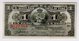 Cuba 1 Peso 1896
P# 47a, N# 212317; # 3026384; UNC