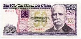 Cuba 50 Pesos 2015
P# 123j, N# 205107; # BN31-346472; UNC