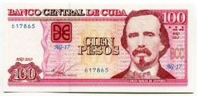 Cuba 100 Pesos 2013
P# 129e, N# 205113; # AG17-617865; UNC